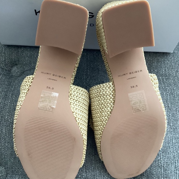 Kurt Geiger London Olive Block Heel Slide Sandal (Women), size 6.5US / 36.5EU - Picture 8 of 12